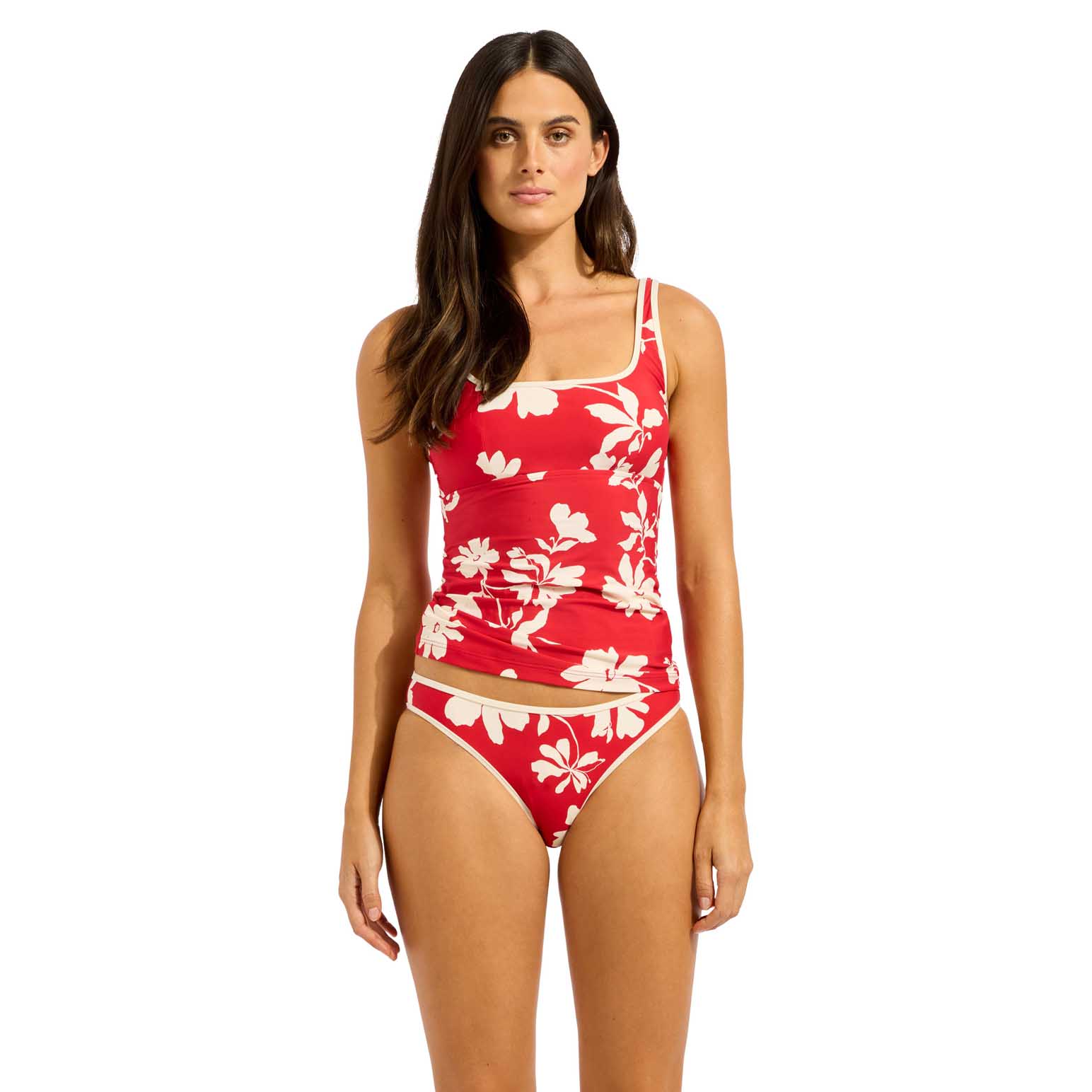 Seafolly Mayflower Square Neck Tankini Bikini Top